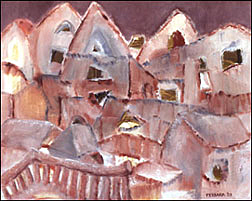 painting: "Town VII" 
