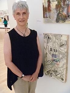 Judy at Burchfield Penney Art Center